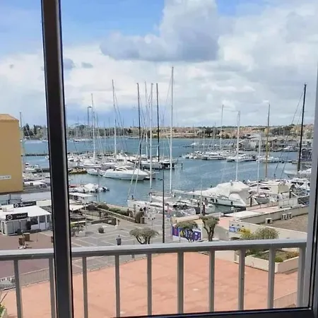 Superbe 4 Pers Vue Centre Port Du Cap D'agde Neuf Climatise Apartment Agde