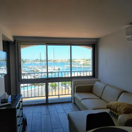 Superbe 4 Pers Vue Centre Port Du Cap D'agde Neuf Climatise Apartment Agde
